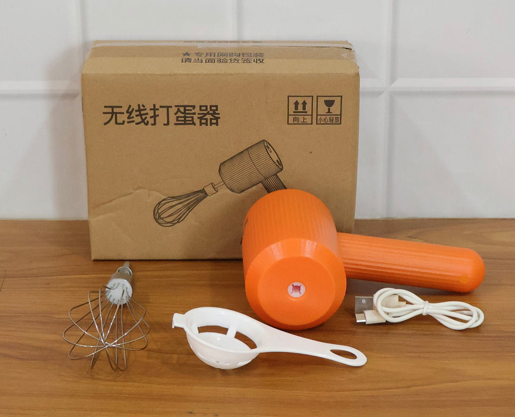 Portable USB Rechargeable Handheldwhisk Mixer/Beater