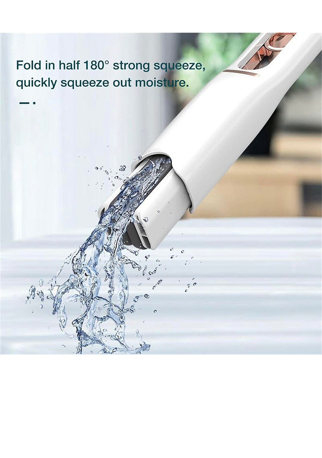 Portable Self-Squeeze Short Mop,