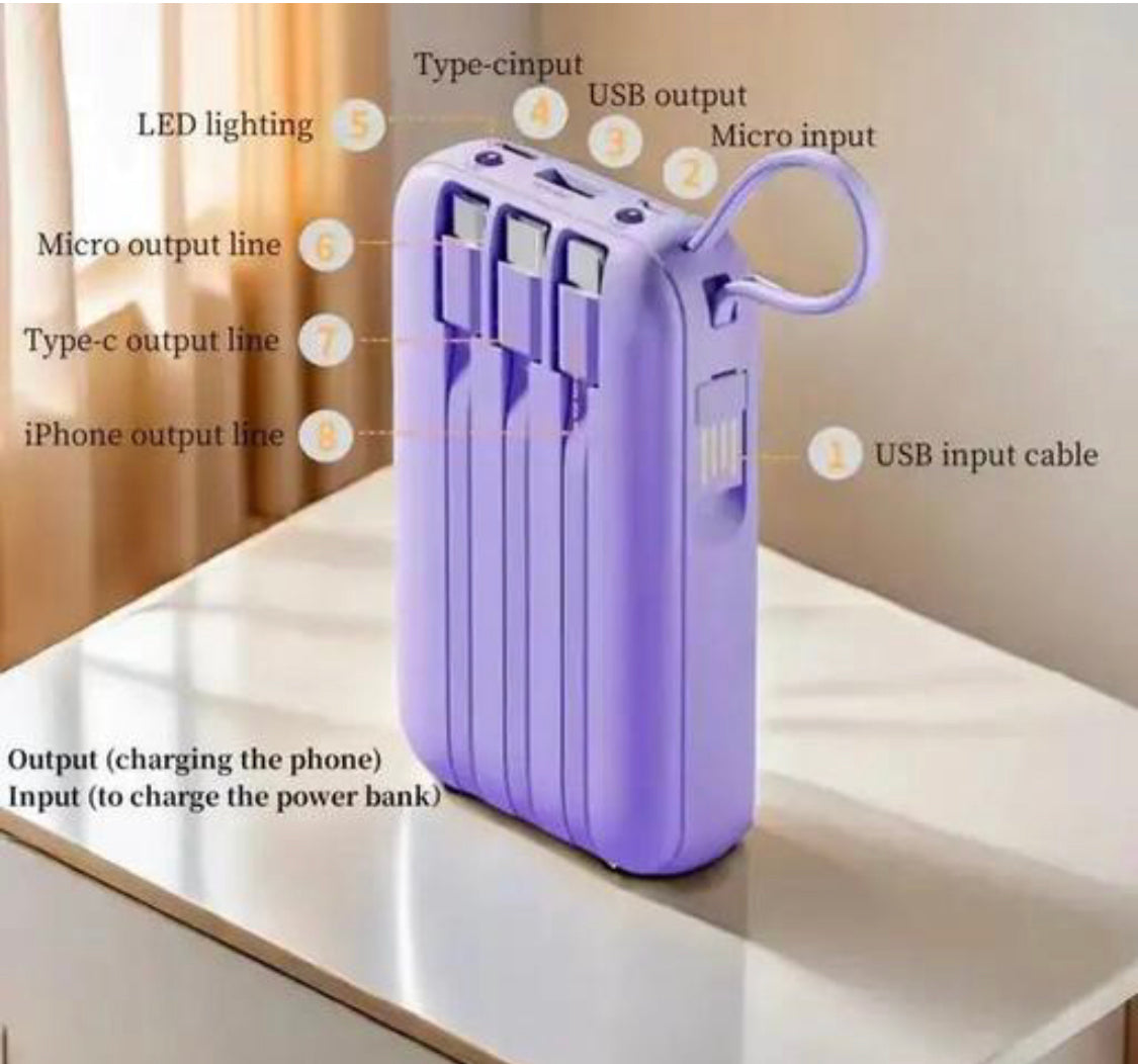 10000 Mah  Portable Power Bank